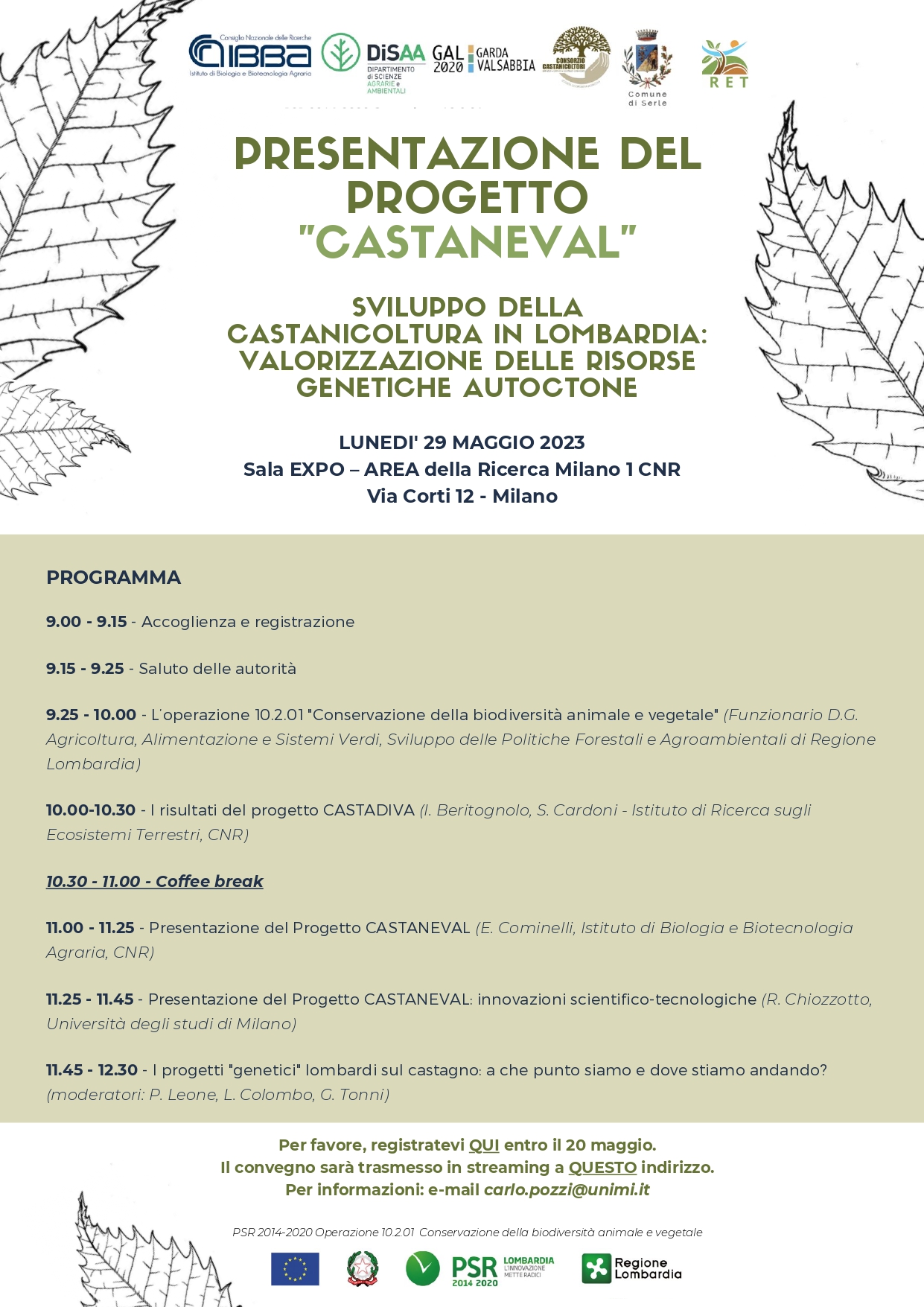 VALorizzazione delle risorse genetiche autoctone con il progetto di CASTANicoltura CASTANEVAL