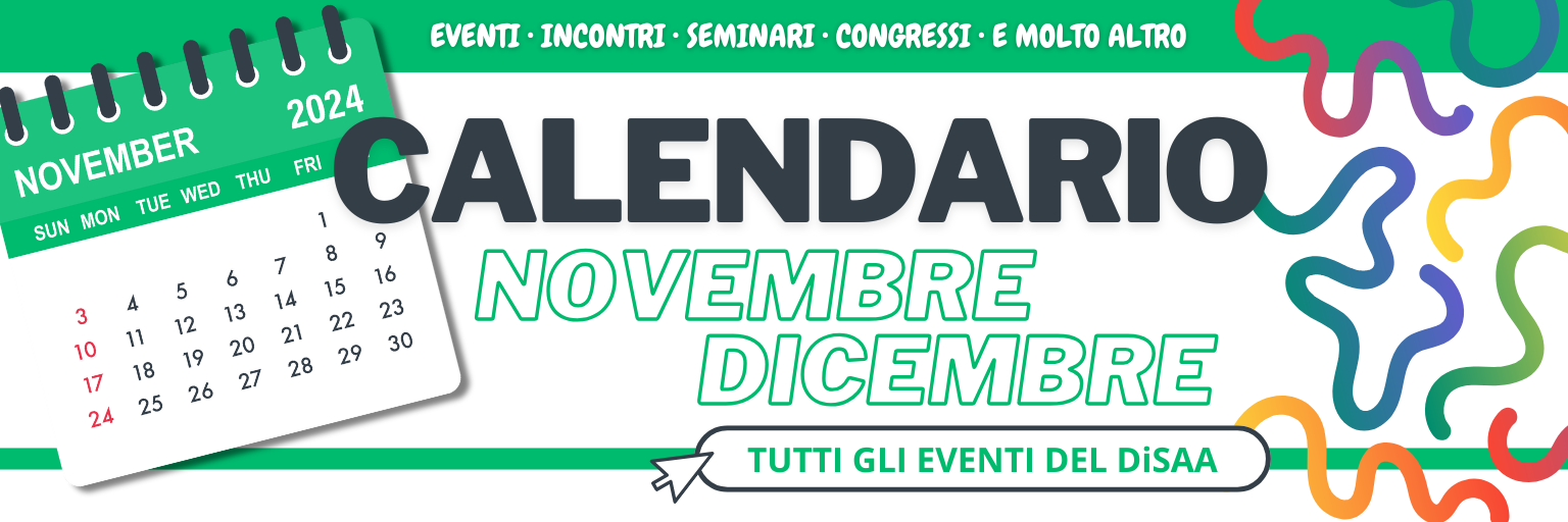 Calendario DiSAA - Banner_Novembre-Dicembre